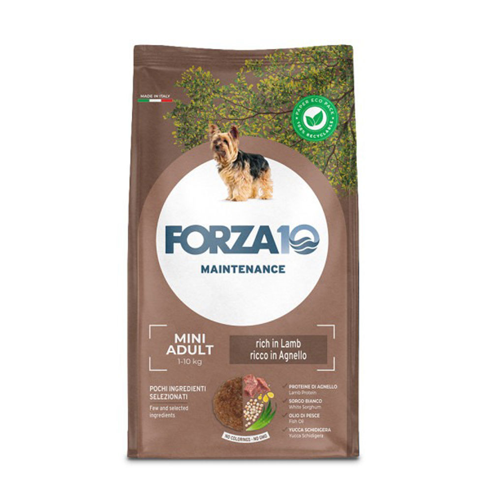 Сухой Корм Forza (Форза) 10 Dog Maintenance Aduit Mini Для Собак Мелких Пород Ягненок и Рис 2кг 11588