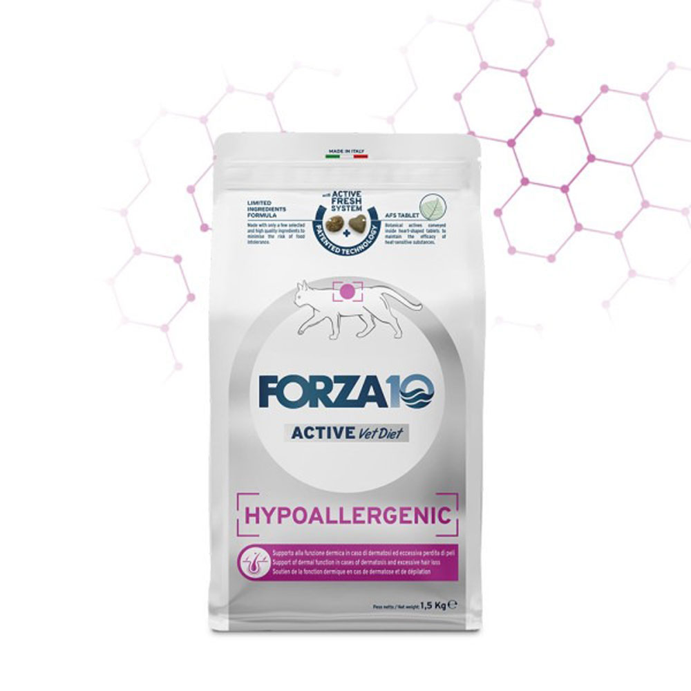 Сухой Корм Forza (Форза) 10 Cat Acnive Vet Diet Hypoallergenic Для Кошек При Аллергии 1,5кг 13284