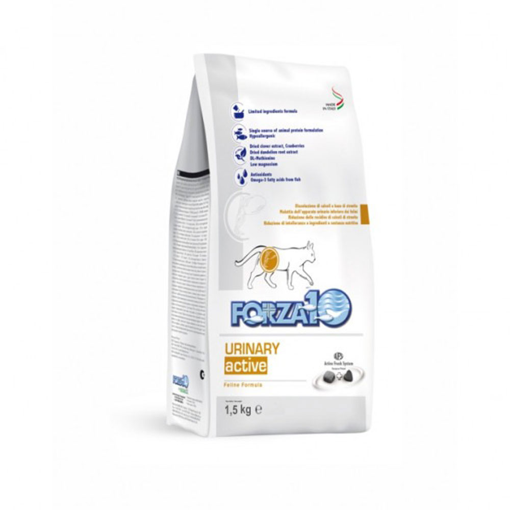 Сухой Корм Forza (Форза) 10 Cat Active Vet Diet Urinary Для Кошек При Мочекаменной Болезни 1,5кг 12331