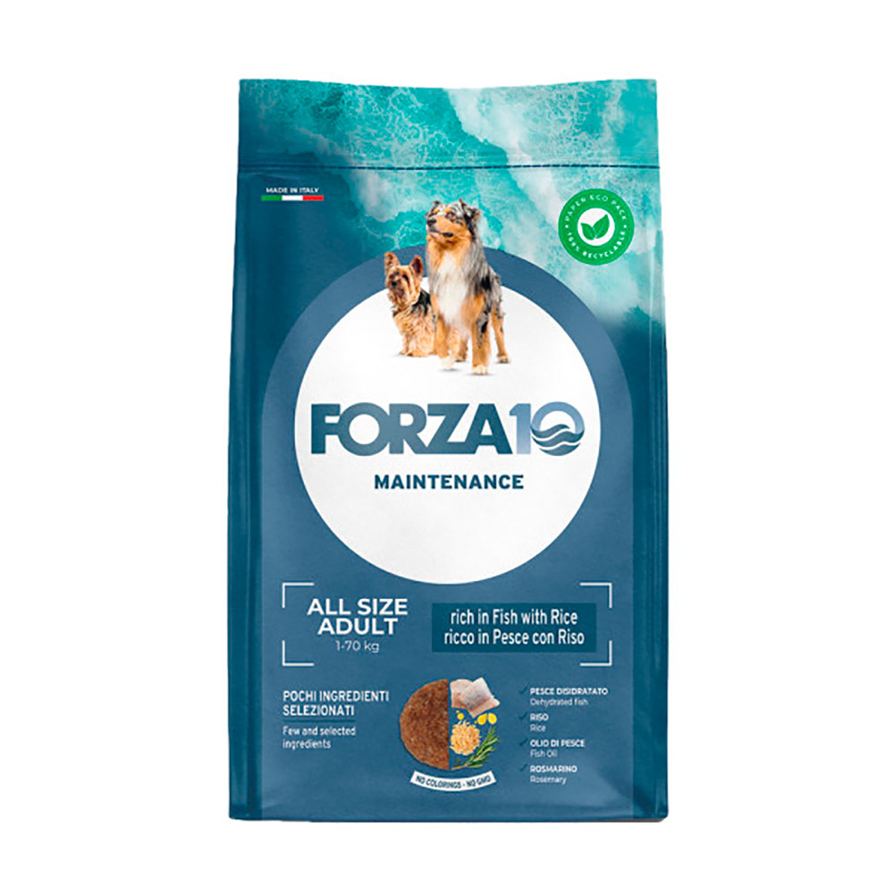 Сухой Корм Forza 10 (Форза 10) Для Собак Всех Пород Рыба Рис Dog Maintenance Aduit 2кг 08303