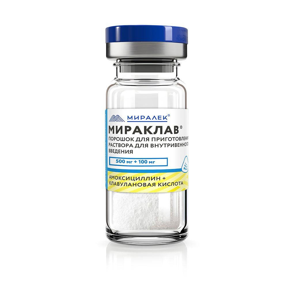 Мираклав Порошок 500+100 №1 Для Приготовления Раствора
