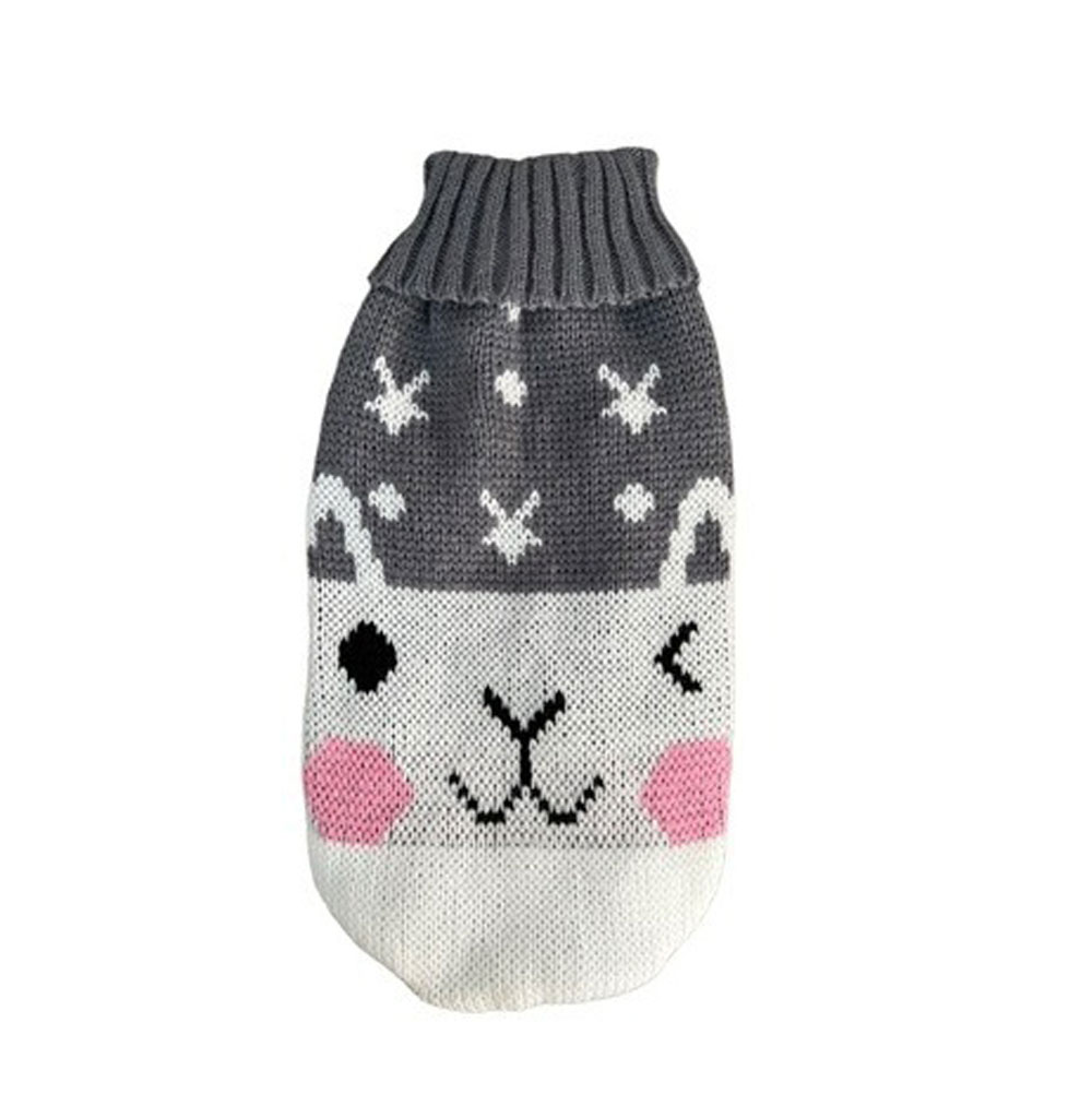 Свитер Pet Fashion (Пет Фешн) Для Собак Средних Пород Снежок Р L Бело-Серый