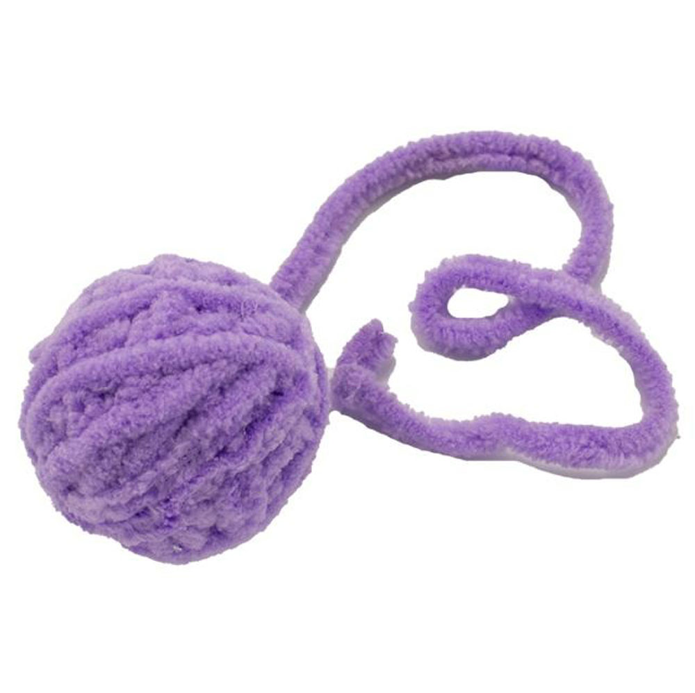 Игрушка Gosi (Госи) Для Кошек Плюшевый Клубок Сиреневые Искорки 06009