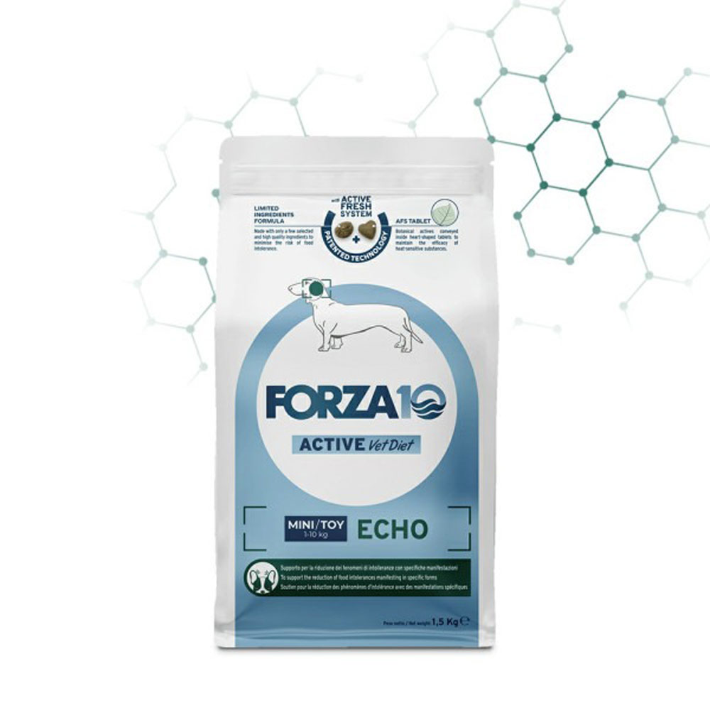 Сухой Корм Forza (Форза) 10 Cat Active Vet Diet Echo Mini Toy Для Собак При Заболевании Слуховых Органов 1,5кг  14038