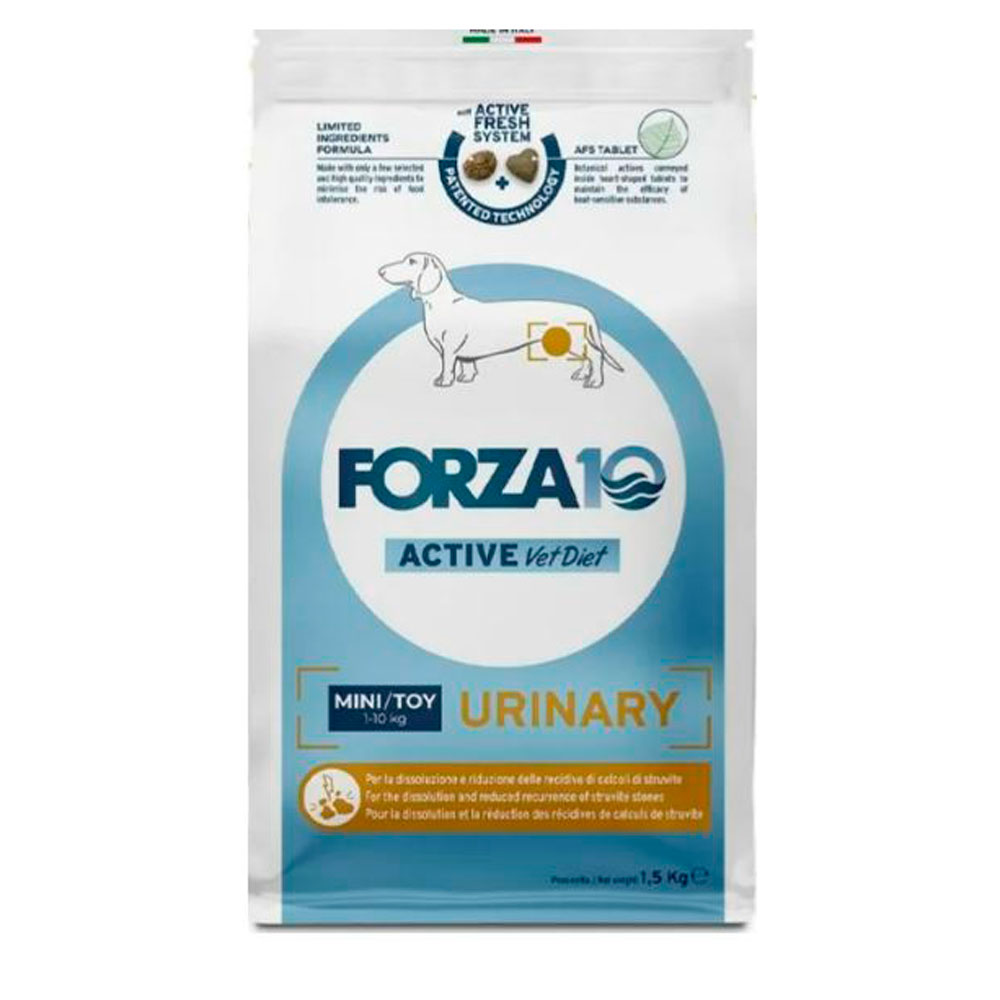 Сухой Корм Forza (Форза) 10 Cat Active Vet Diet Urinary Mini&Toy Для Собак При Мочекаменной Болезни 1,5кг 14731