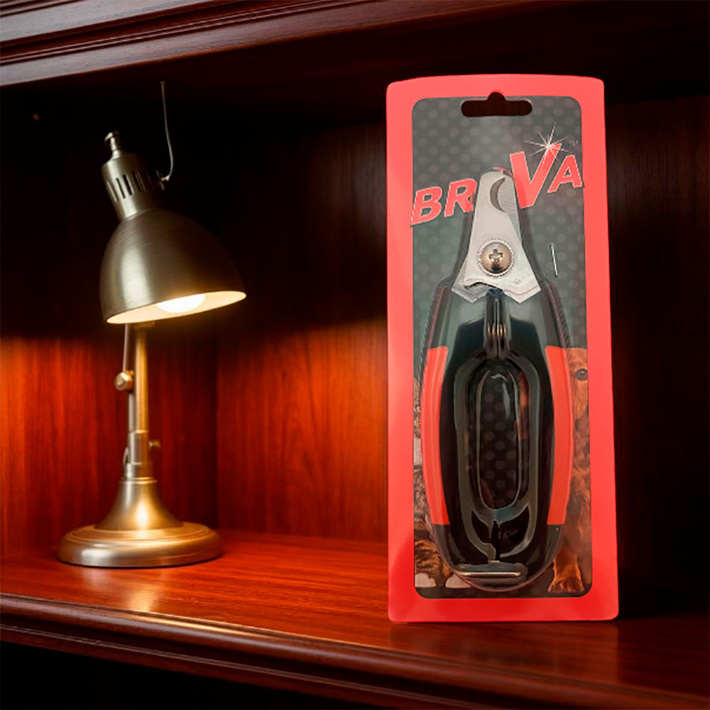 Когтерез Для Кошек и Собак Brava (Брава) Большой Черно-Красный Черно-Желтый 5006