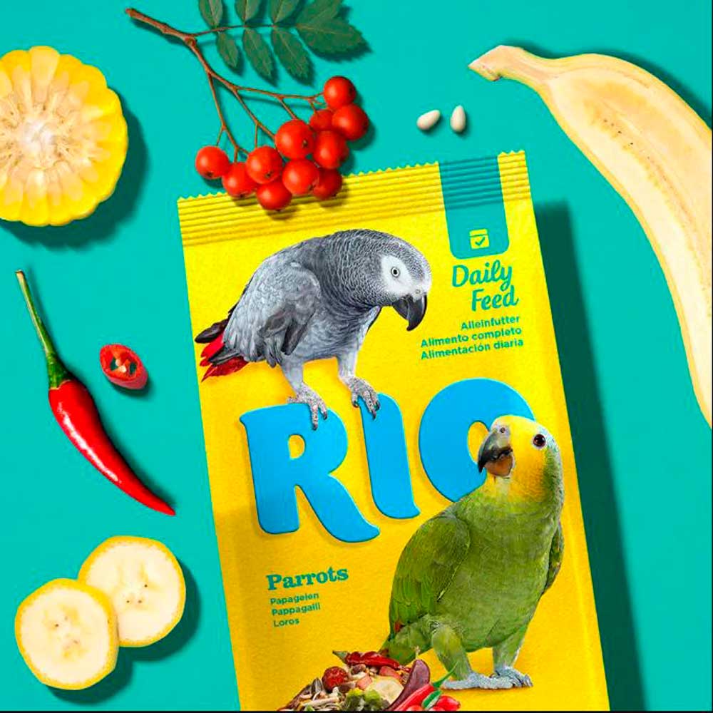 Корм для Птиц Rio (Рио) Для Крупных Попугаев Основной Рацион 3кг 21063