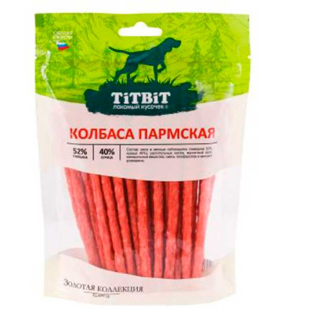 Лакомство Для Собак TiTBiT (ТитБит) Золотая Коллекция Колбаса Пармская Пакет 150г