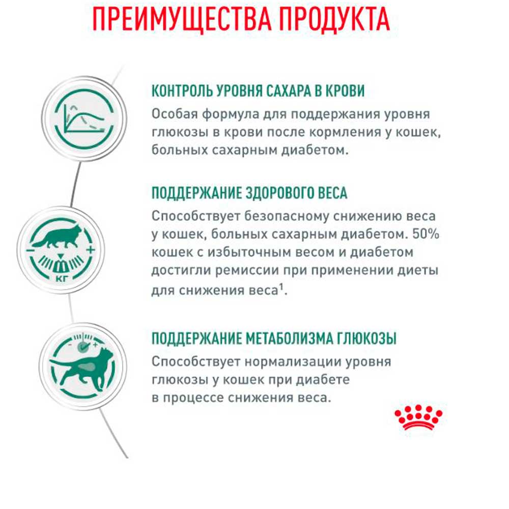 Лечебный Влажный Корм Для Кошек Royal Canin (Роял Канин) Diabetic Кусочки в Соусе Диета При Сахарном Диабете 85