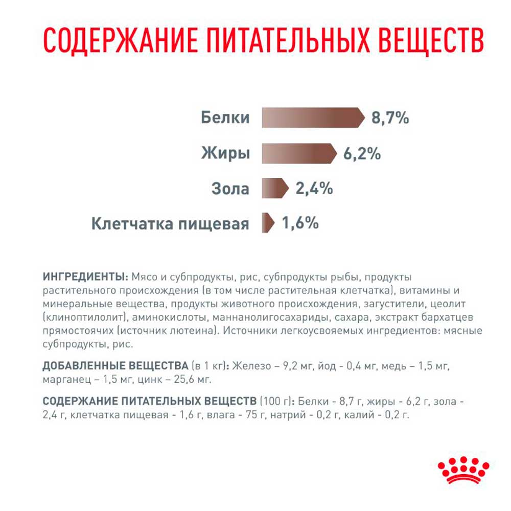 Лечебный Влажный Корм Для Собак Royal Canin (Роял Канин) Gastrointestinal Паштет Диета При Заболеваниях ЖКТ 85г